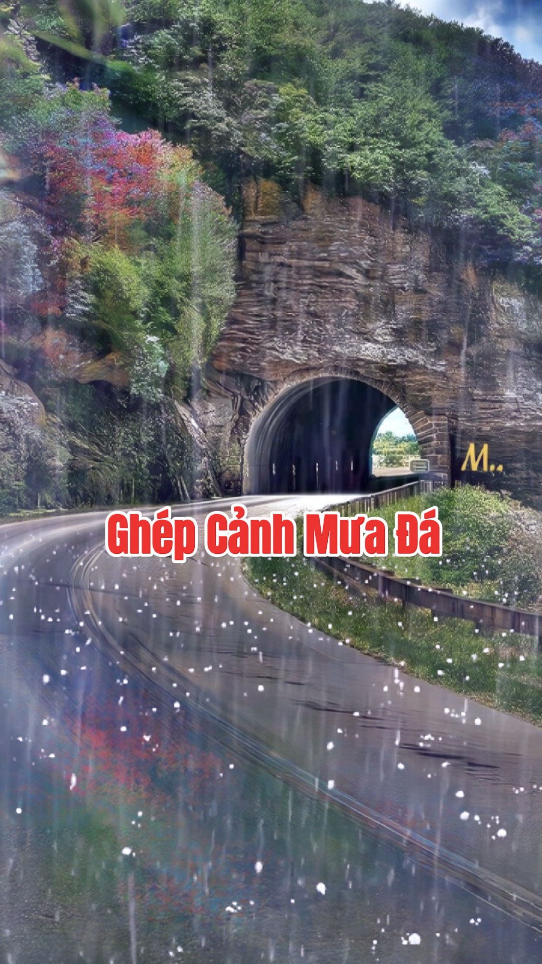 Ghép Cảnh Mưa Đá