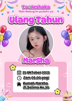 Undangan ulang tahun