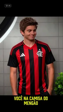 você na camisa flame