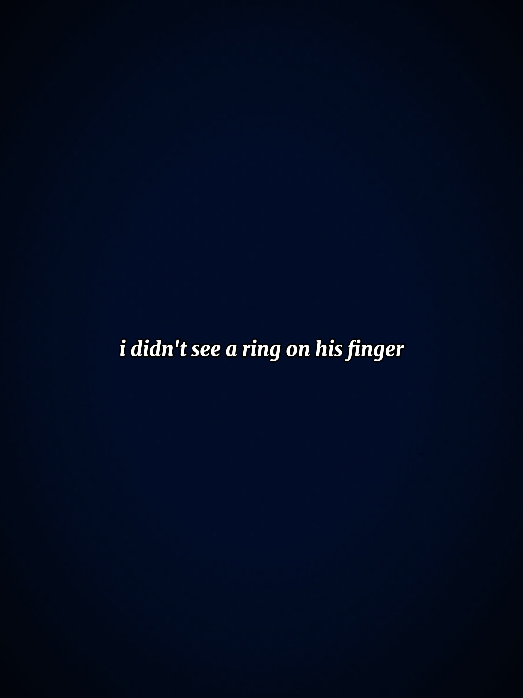 Anillo en el dedo