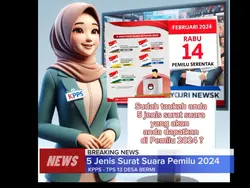 5 jenis surat suara