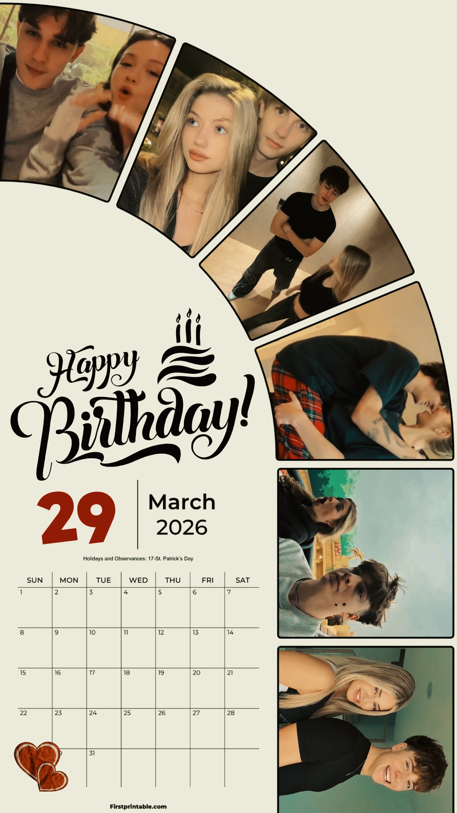 Anniversaire du 29 mars