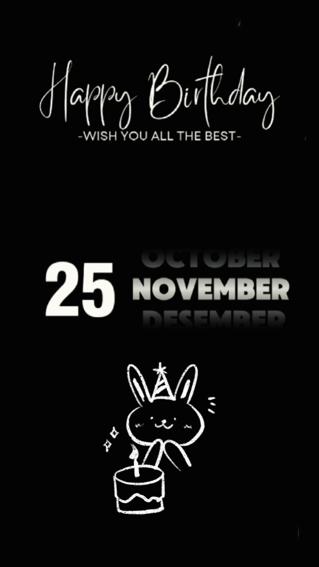 HBD 25 NOVEMBRE 