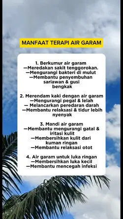 terapi air garam 