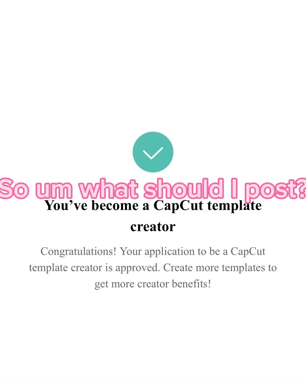 What should I post ?