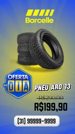 Promoção de pneus