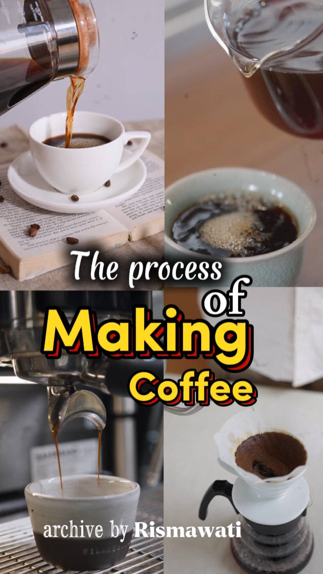 making coffee