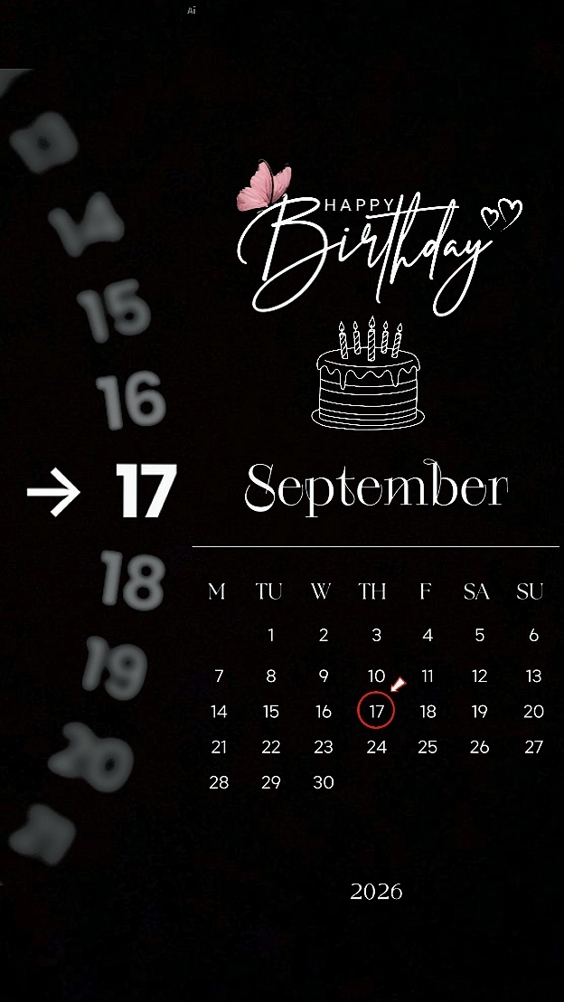 B'DAY 17 SEPTEMBER