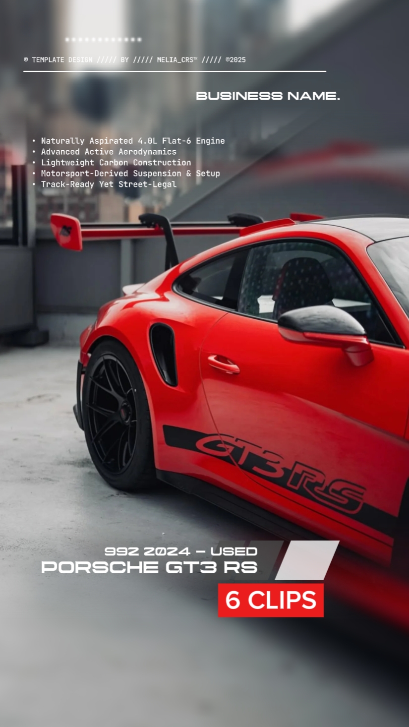 Promoción Cinemática De Coche