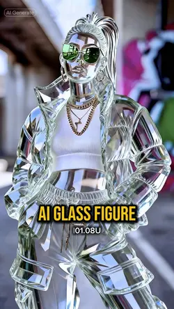❄️AI - Glass Figure 