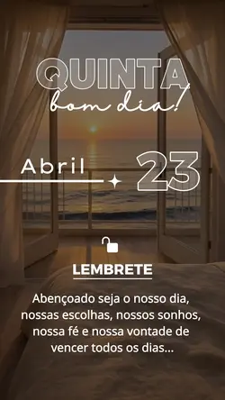 Quinta 23/04