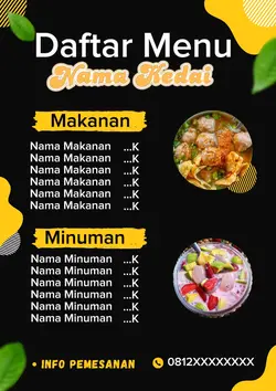 Daftar Menu 