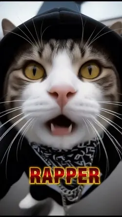 猫ラッパー