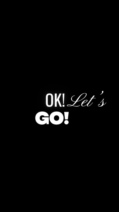 Let’s go