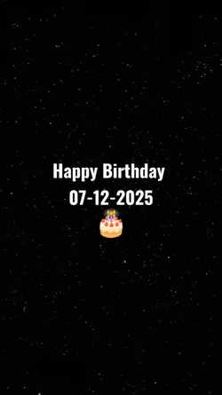 HBD 07 DECEMBER 