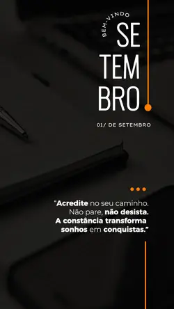 Bem-vindo Setembro 