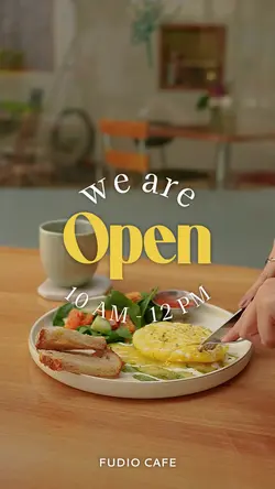 we are open