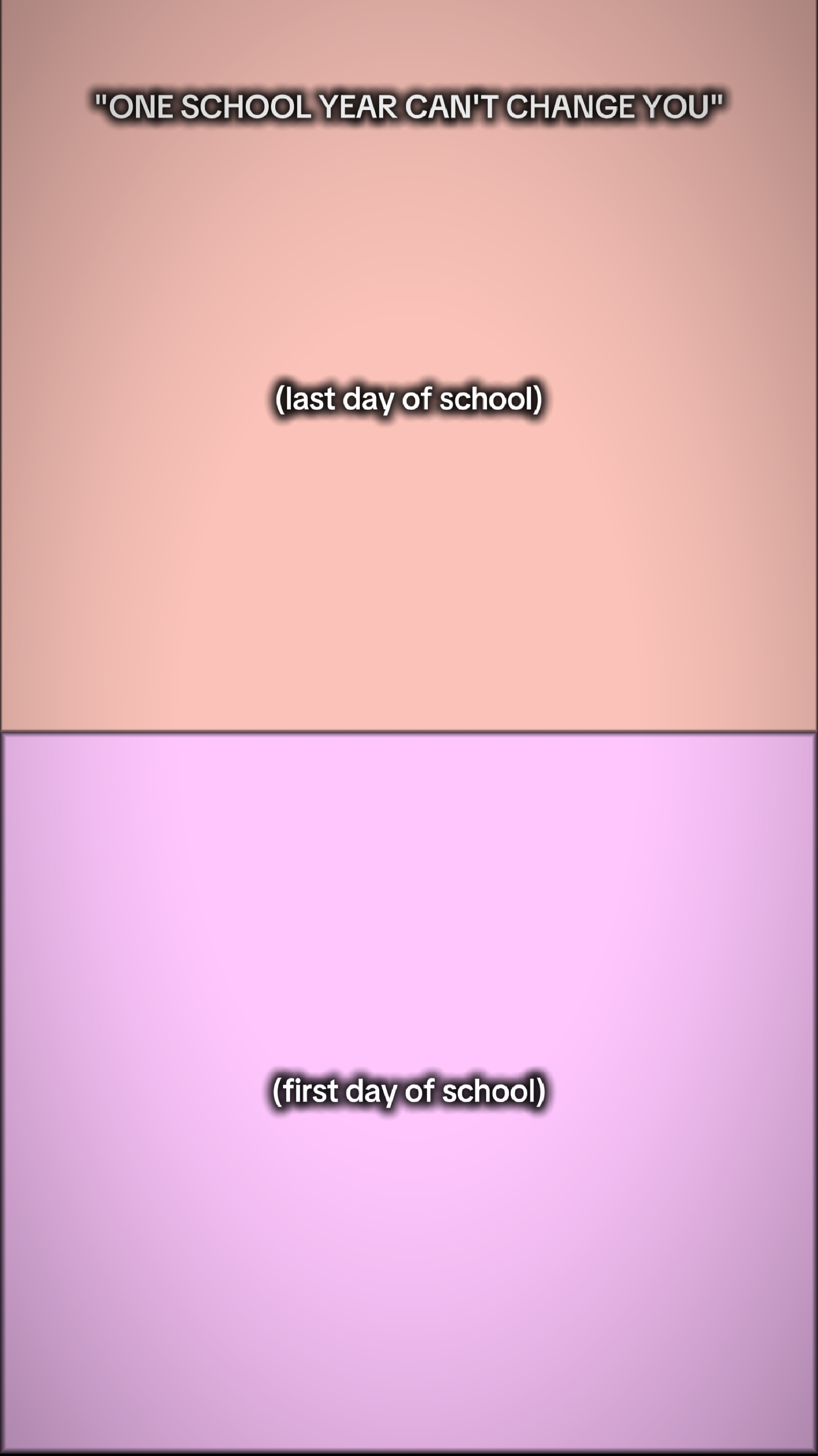 A escola não pode mudar.