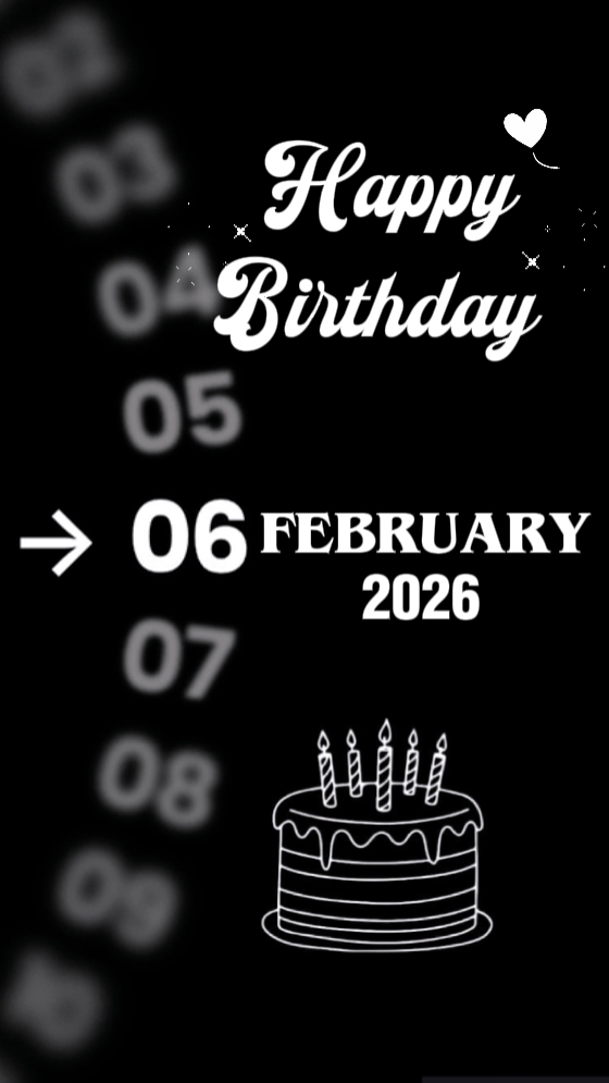 BIRTHDAY 06 FEBRUARY
