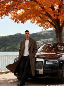 car photoshoot autum