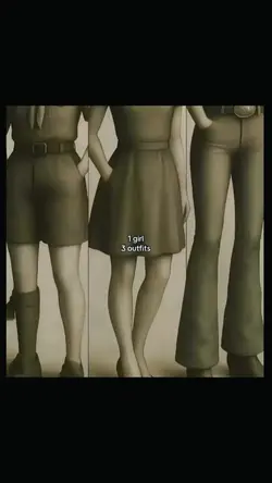 1 girl 3 outfit