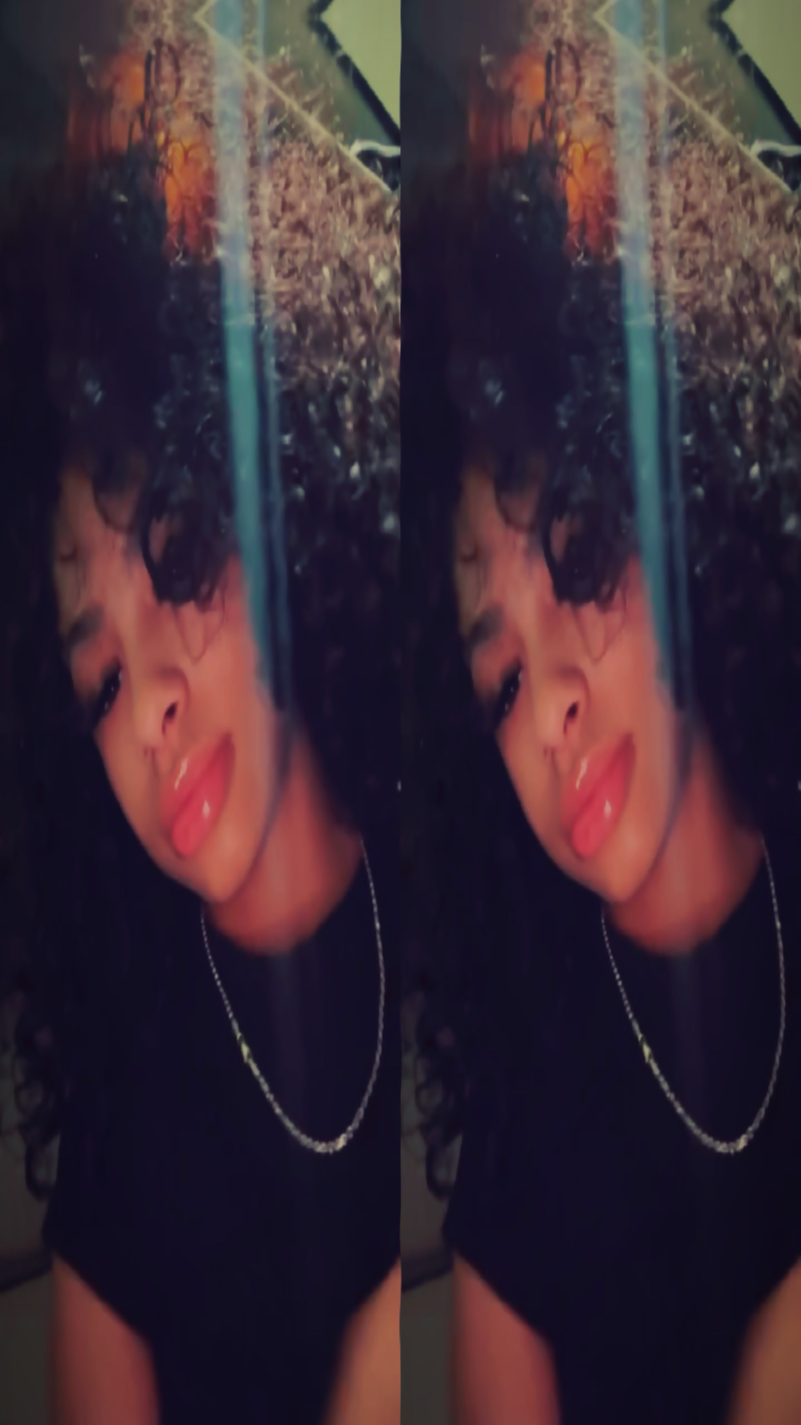 Curly hair 
