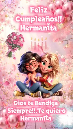 Hermana feliz cumple
