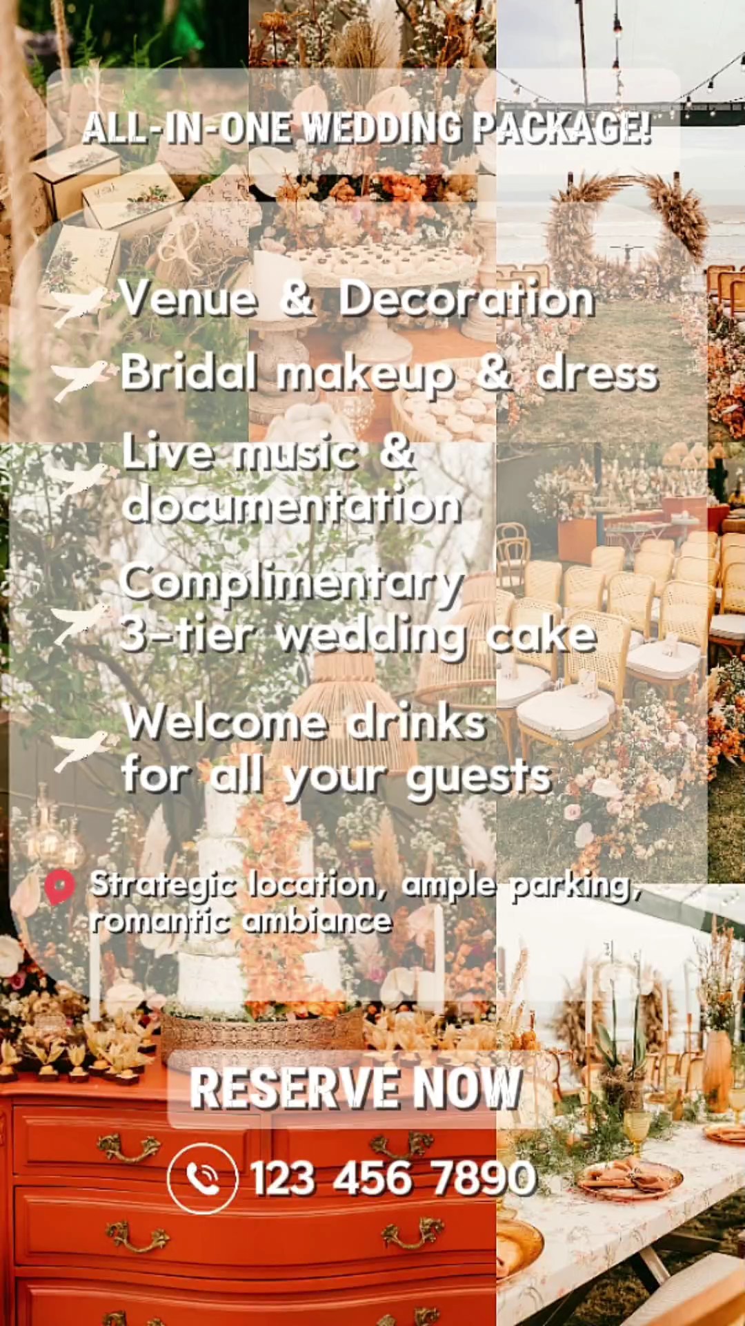 PAQUETE DE BODAS