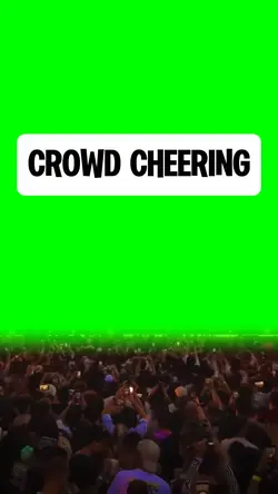 CROWD CHEERING 
