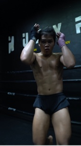 Muaythai eylemi 