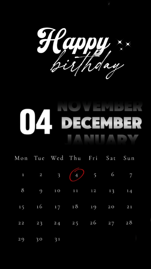 HBD 04 DÉCEMBRE 