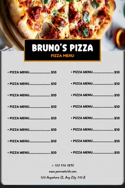PIZZA MENU SIMPLE