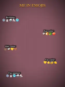 me in emojis