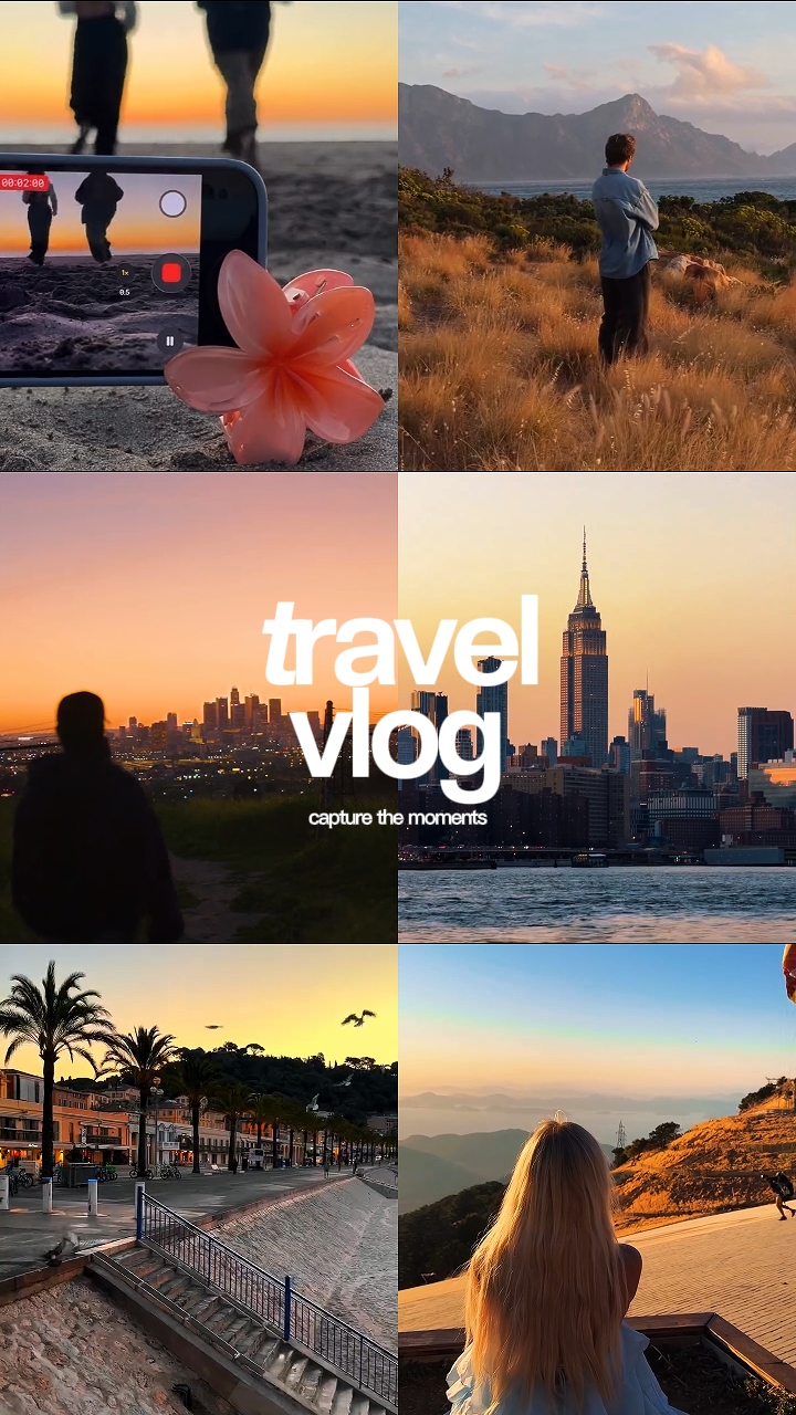 TRAVEL VLOG 30 CLIPS