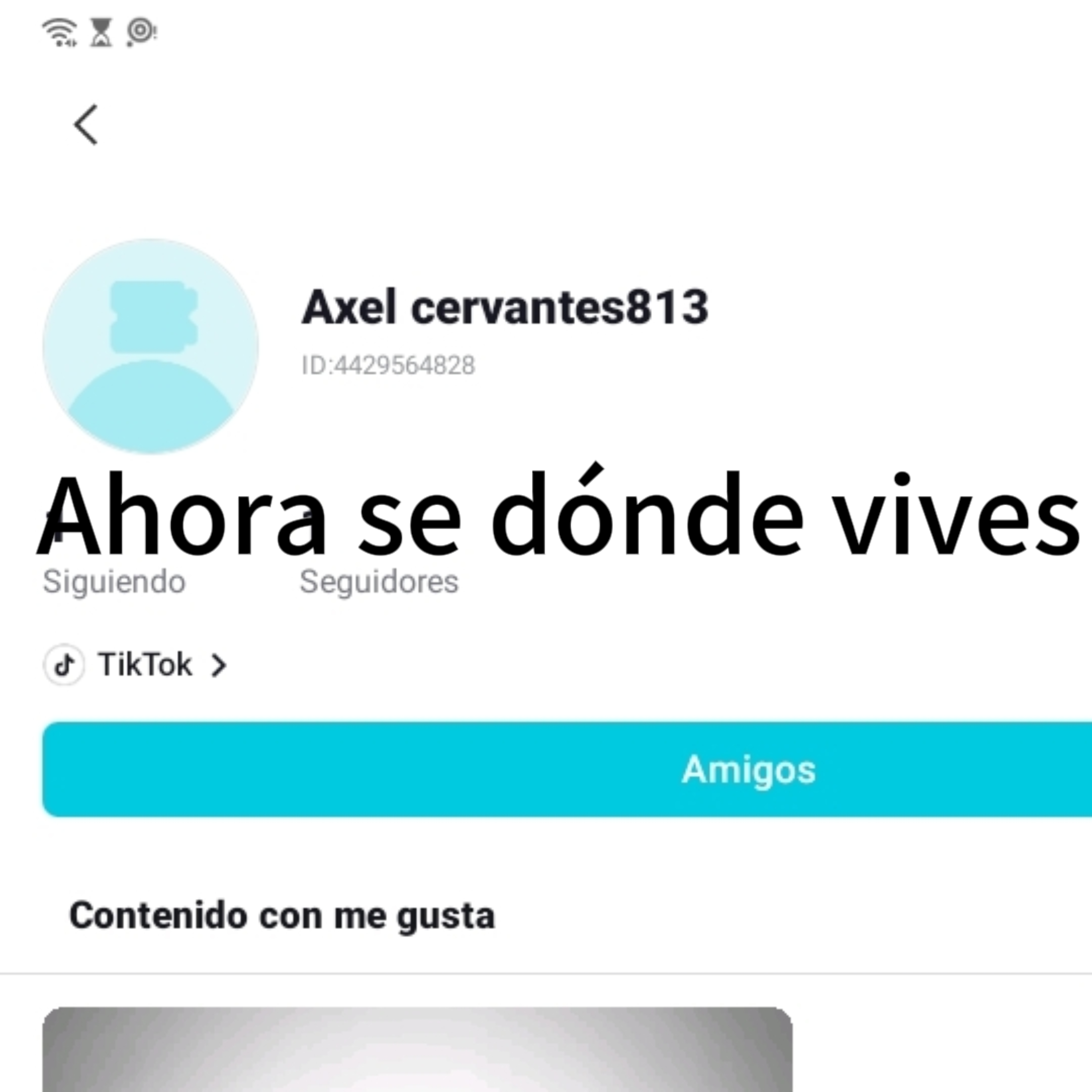 se dónde vives Axel 