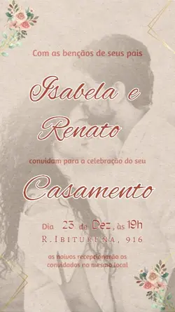 convite Casamento 