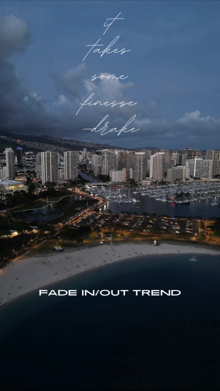 black fade in trend