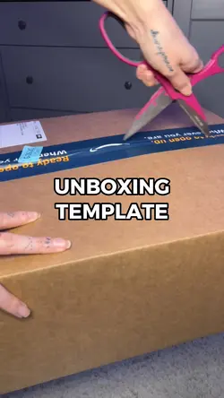 unboxing template
