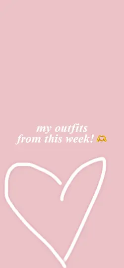 outfits of the week