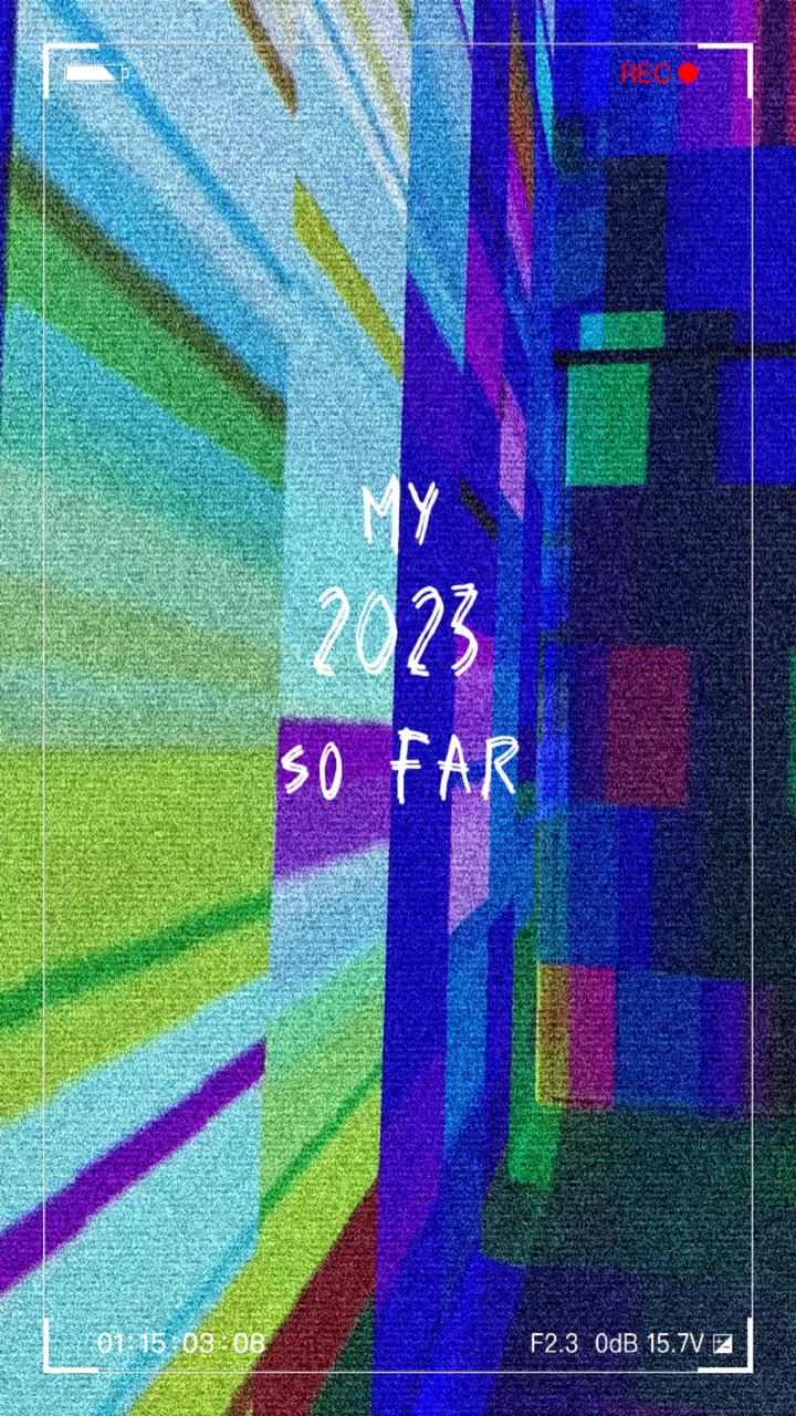 Meu 2023. 📆❤️🎥