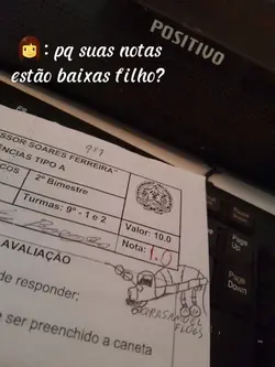 pq suas notas estão