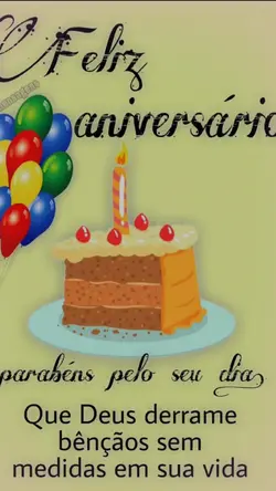 feliz aniversário 