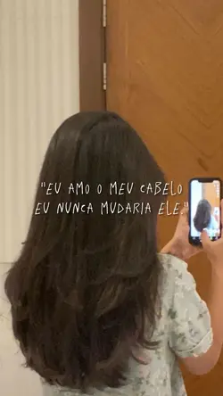 "eu amo meu cabelo
