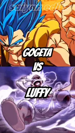 gogeta vs luffy