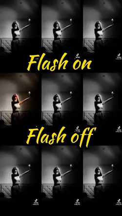 Flash on/off too