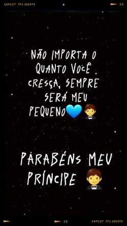 PARABÉNS MEU PRÍNCIP