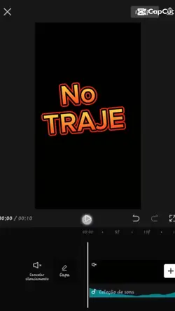 no traje