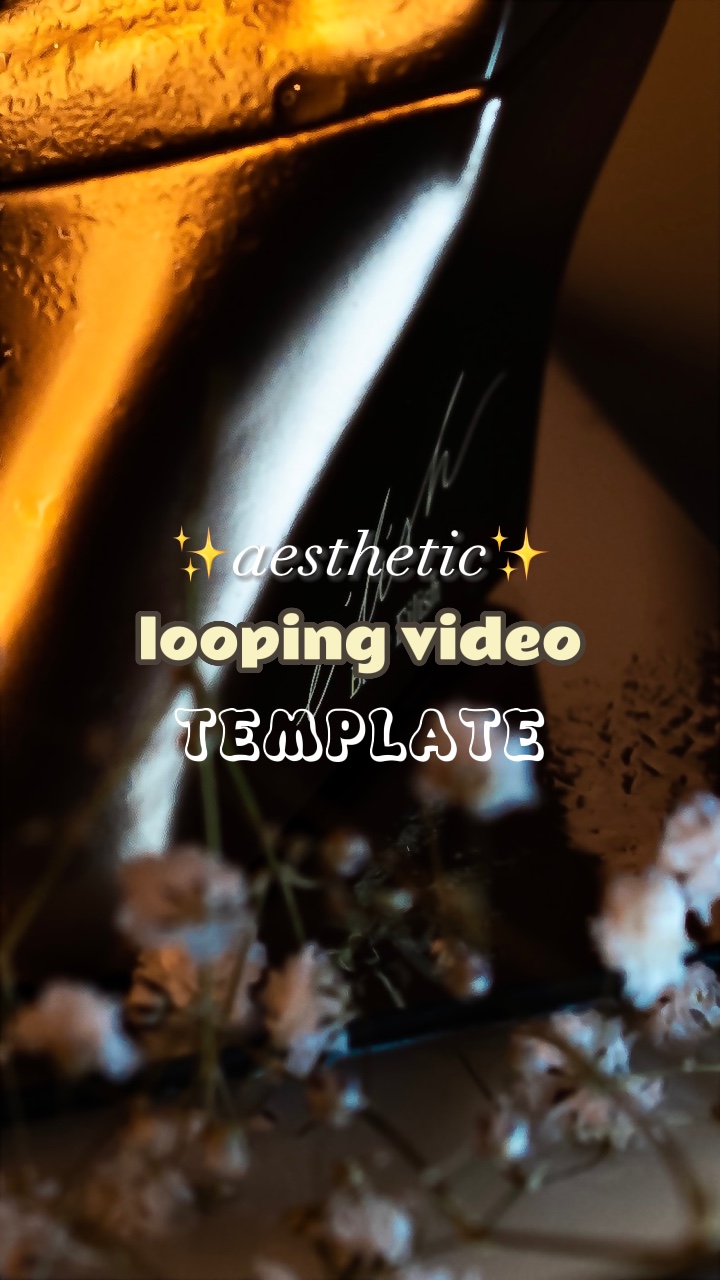 vidéo en boucle esthétique