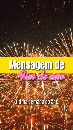 Mensagem fim de ano