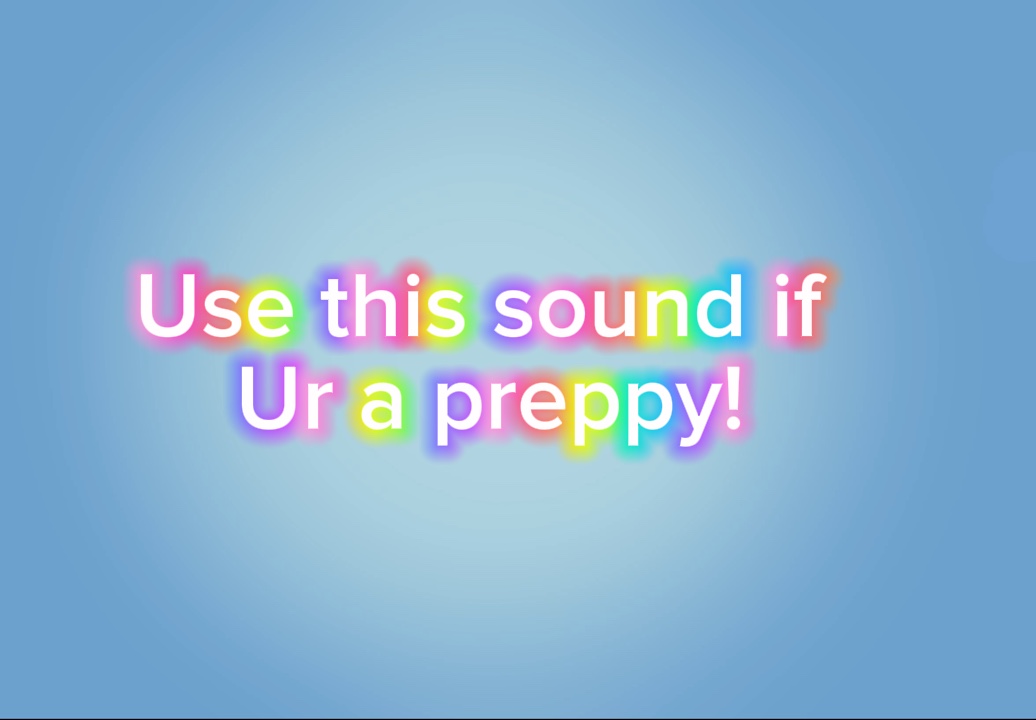 If ur a preppy